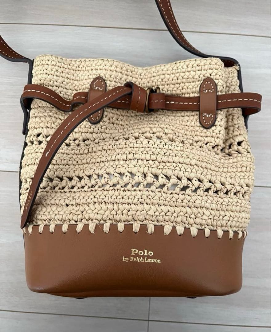 大人気POLO RALPH LAUREN：スモール バケット バッグ佐藤栞里さん