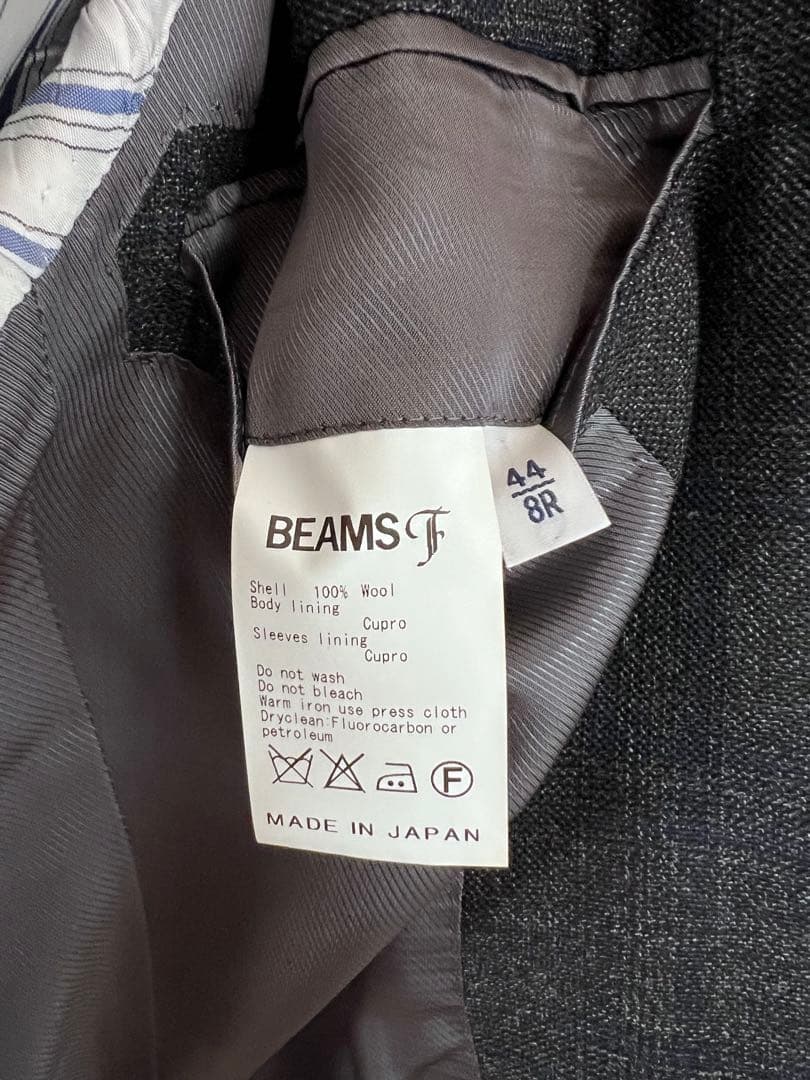 BEAMS Ｆ　スリーピーススーツ　カルロ・バルベラ