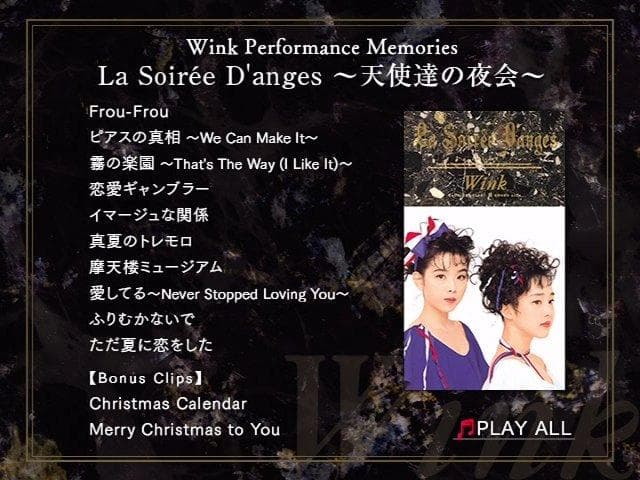 Wink Performance&Visual Memories 2作品セット