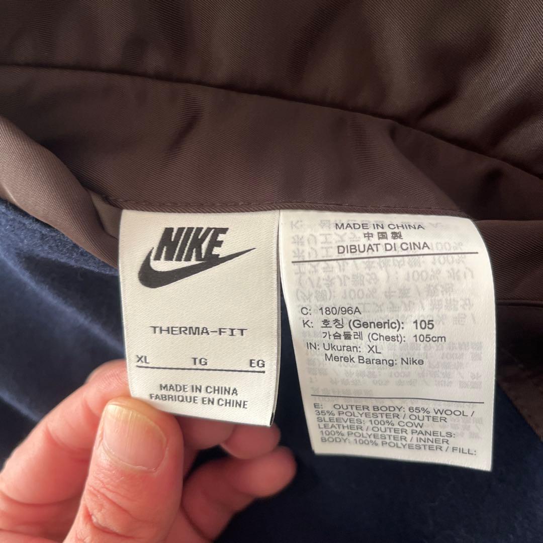 I*X様 Nike NSW redefined destroyer 袖レザージャ