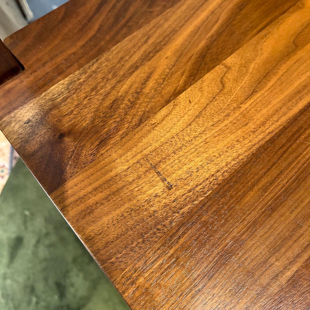 mona 2脚セット　無印良品　板座　ウォールナット無垢材コンパクトチェア