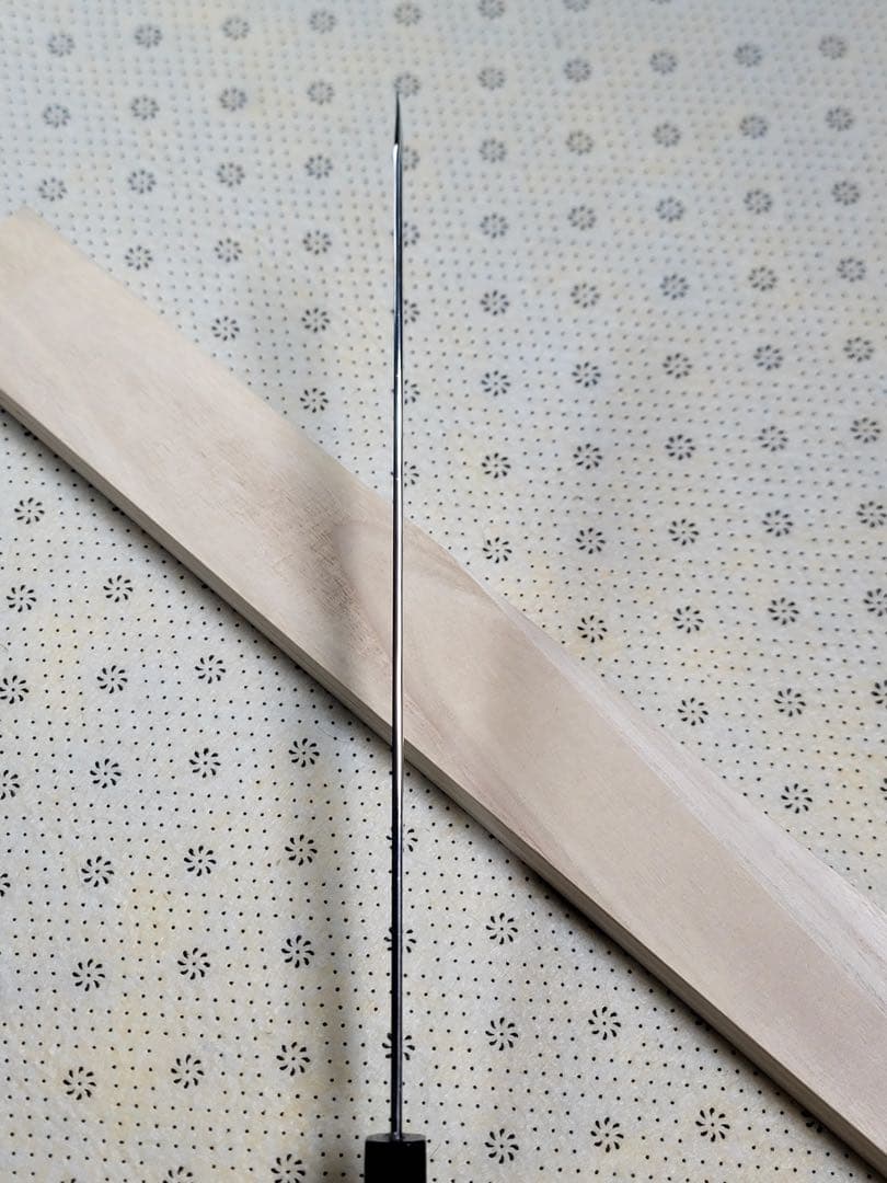 堺打ち刃物　富士山　本焼　白鋼　切付け柳刃300