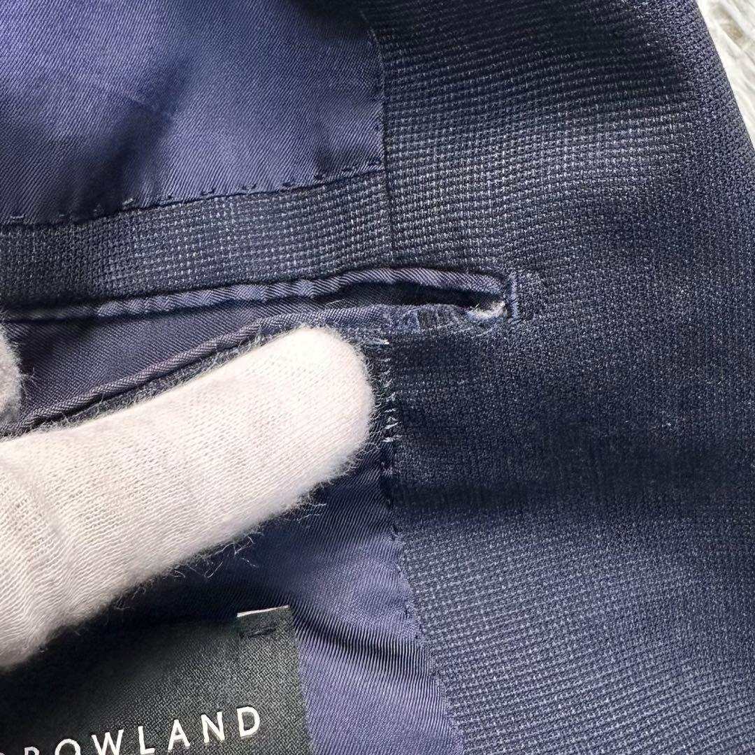 現行 極美品 トゥモローランド ドラゴ生地 セットアップ 総裏 ネイビー 44