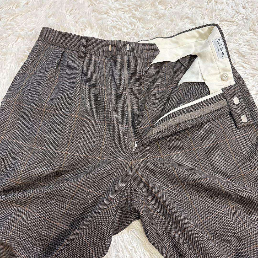 【美品】Paul Smith ポールスミス　セットアップスーツ　チェック　M