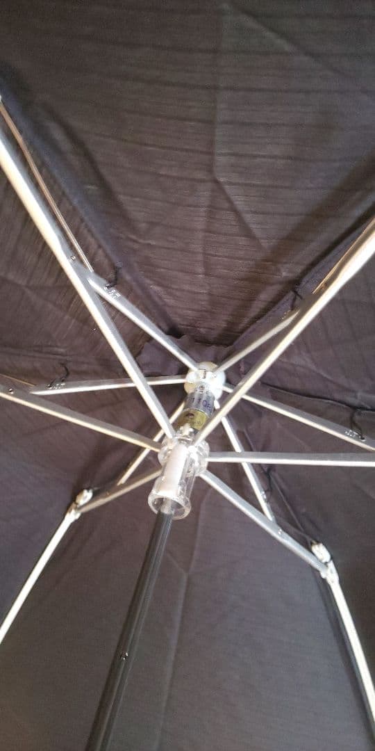 バーバリー 日傘 晴雨兼用 折りたたみ 傘 黒 ブラック UV