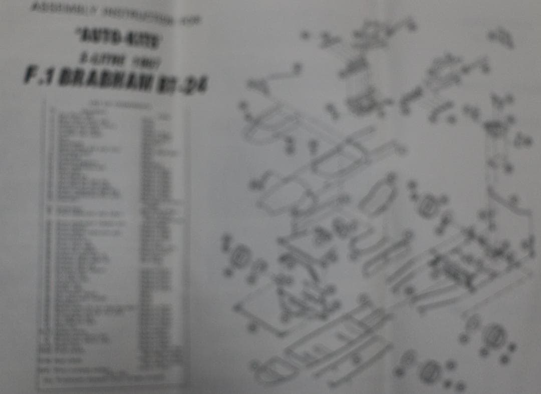 希少ウィールズ・ファインキャスト製メタル組立キット　ブラバムＢＴ２４　１／２４