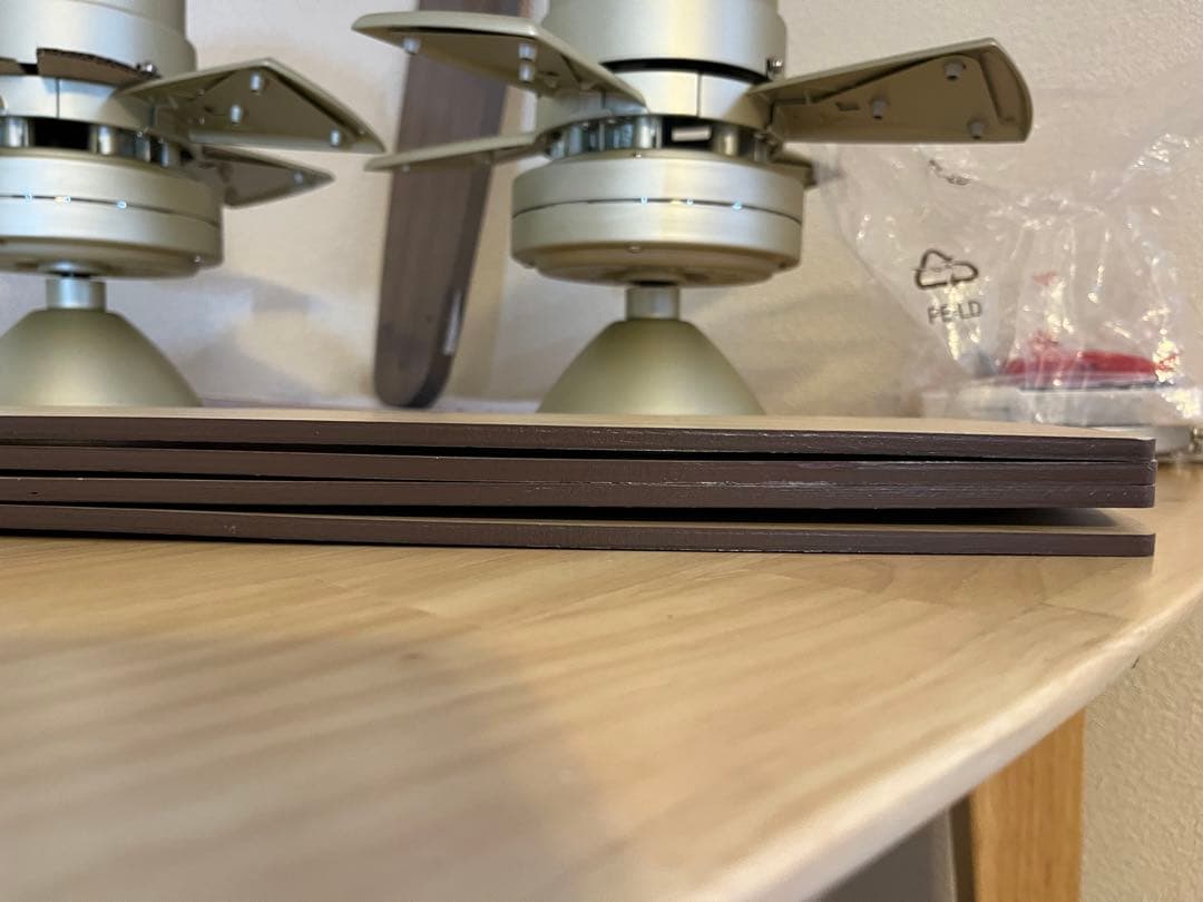 【新品&ほぼ新品】シーリングファン2個セット