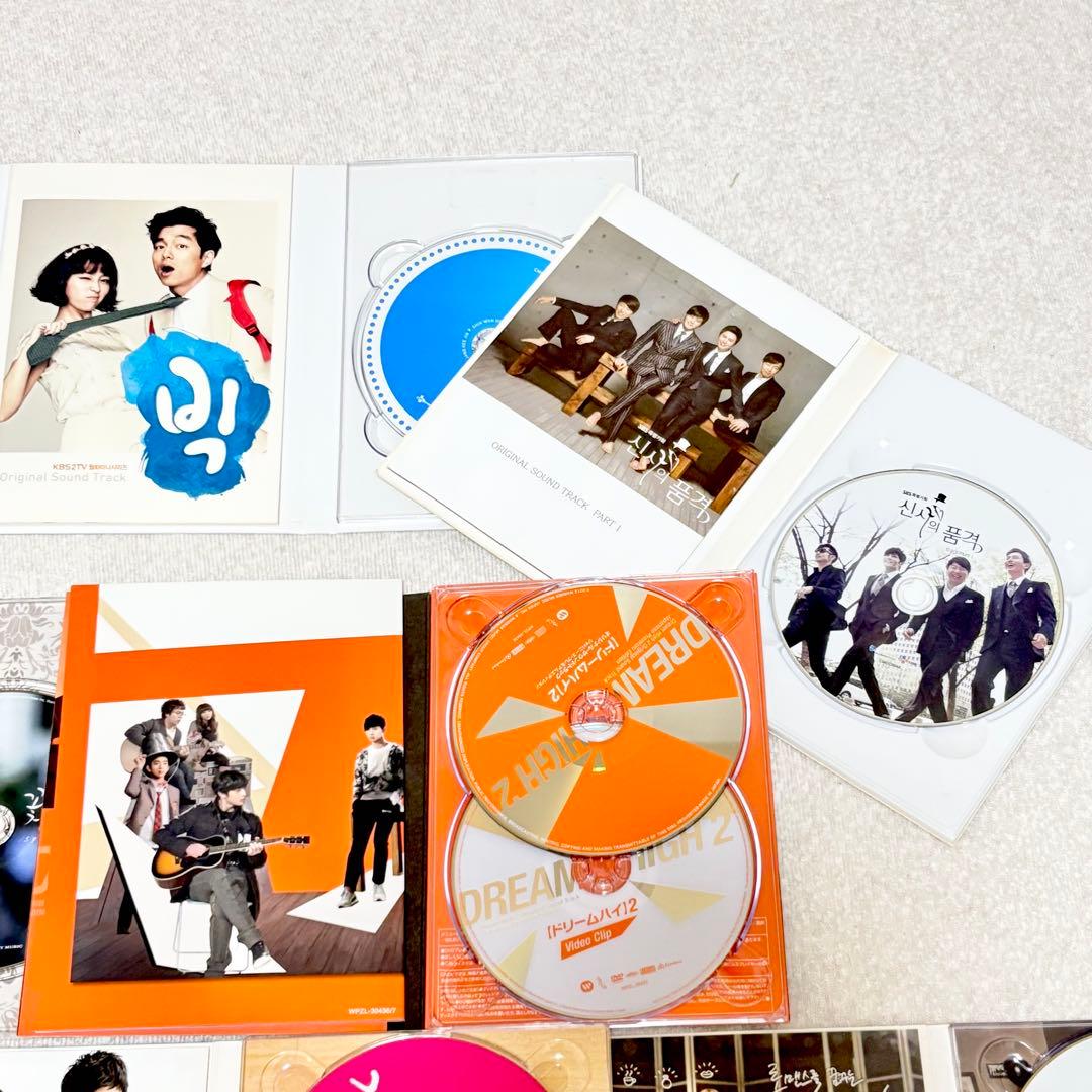【OST】韓国ドラマオリジナルサウンドトラック10点まとめ売りDVD付きあり