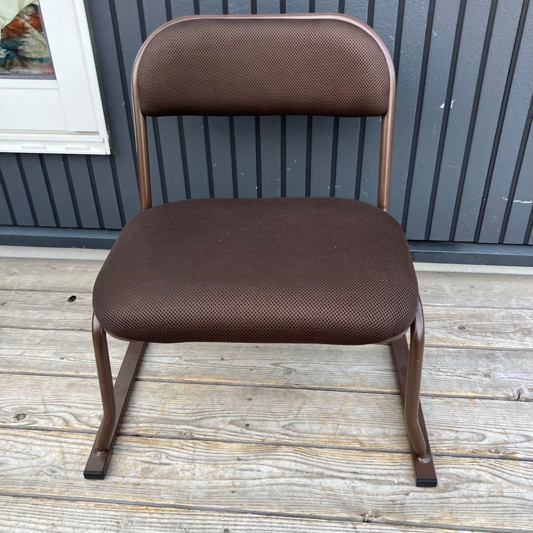 2セット らくらくお座敷チェア 2脚セット アームチェア