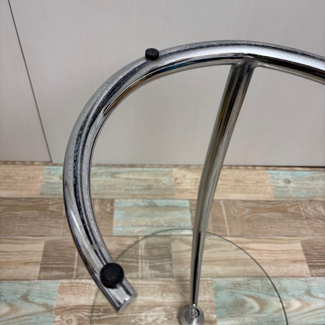 IDC 大塚家具 セレクト サイドテーブル ガラステーブル