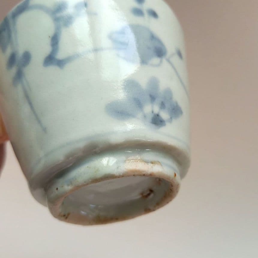 古伊万里　そば猪口　ソバ猪口　染め付け　古道具　アンティーク