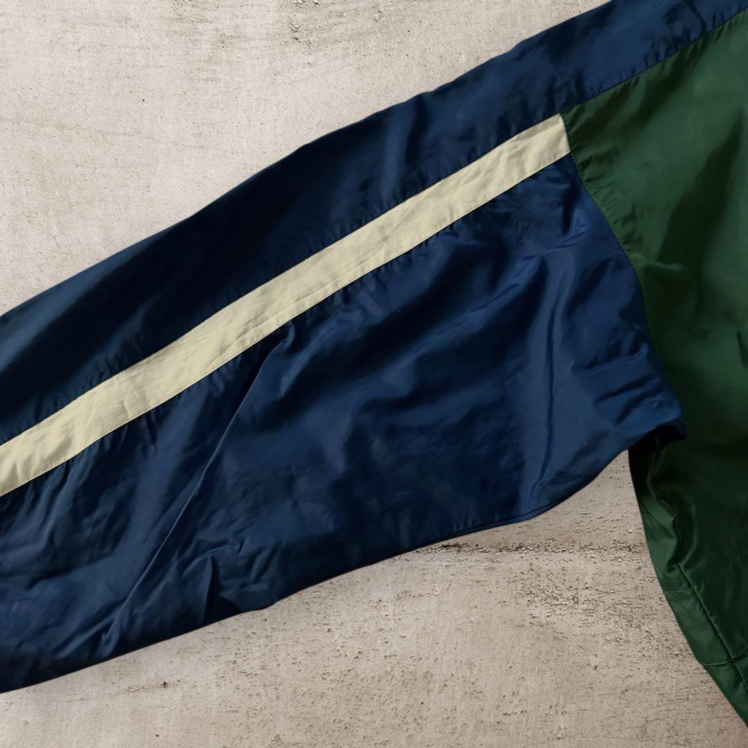 OREGON NIKEナイキ90sナイロンジャケット刺繍スウォッシュロゴ好配色