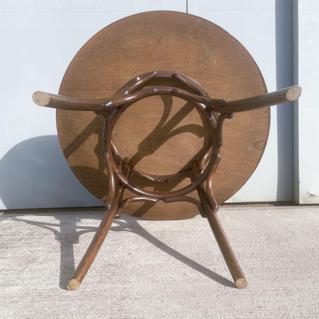 【夢魔様】AIDEC アンテークカフェテーブル ラウンドテーブル ポーランド製