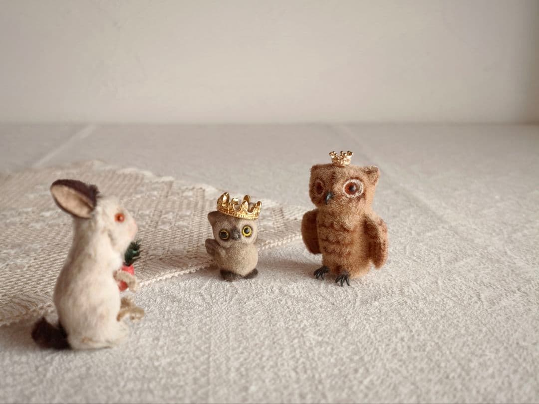 * vintage owls ❀ おちゃめな フクロウさん set