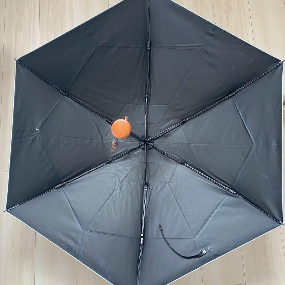 サンバリア100 3段折りたたみ　フロスト　ブルー　水色　日傘