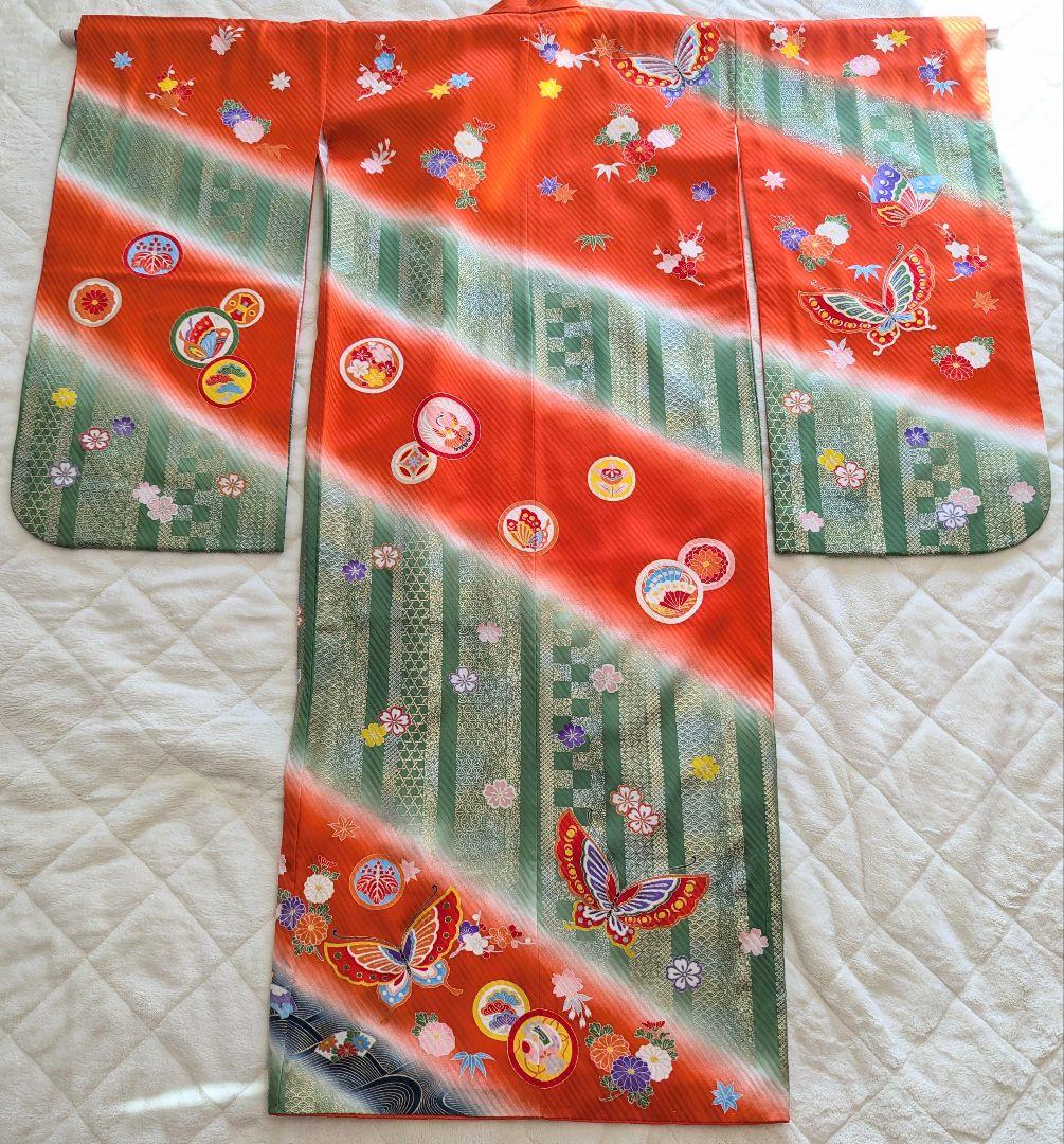 値下げ☆七五三着物セット、7歳用　造り帯　正絹