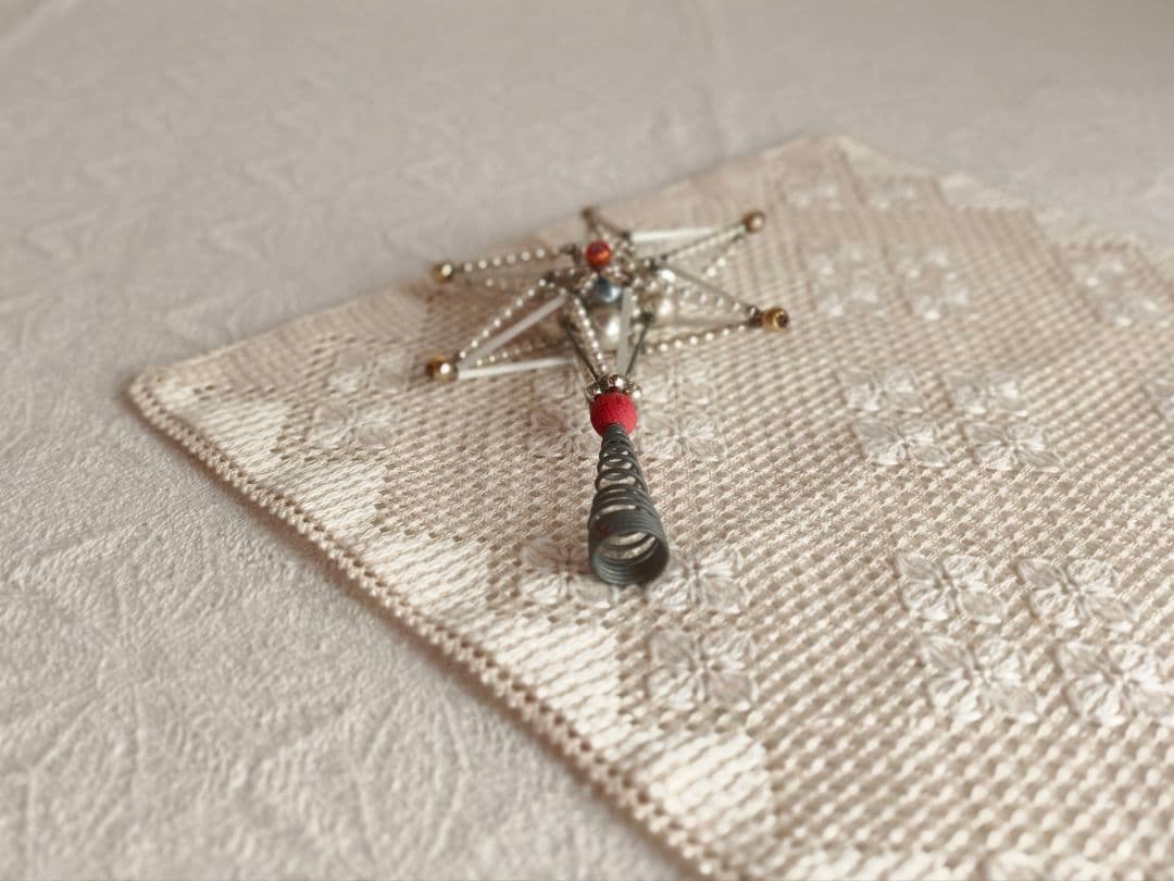 * vintage tree top ❀ アンティークビーズ 星の ツリートップ