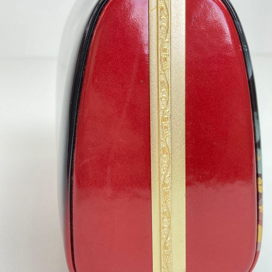 【着物と帯 時流】L25342s◇訳あり振袖用 草履バッグ◇ 黒×赤桜 未使用品