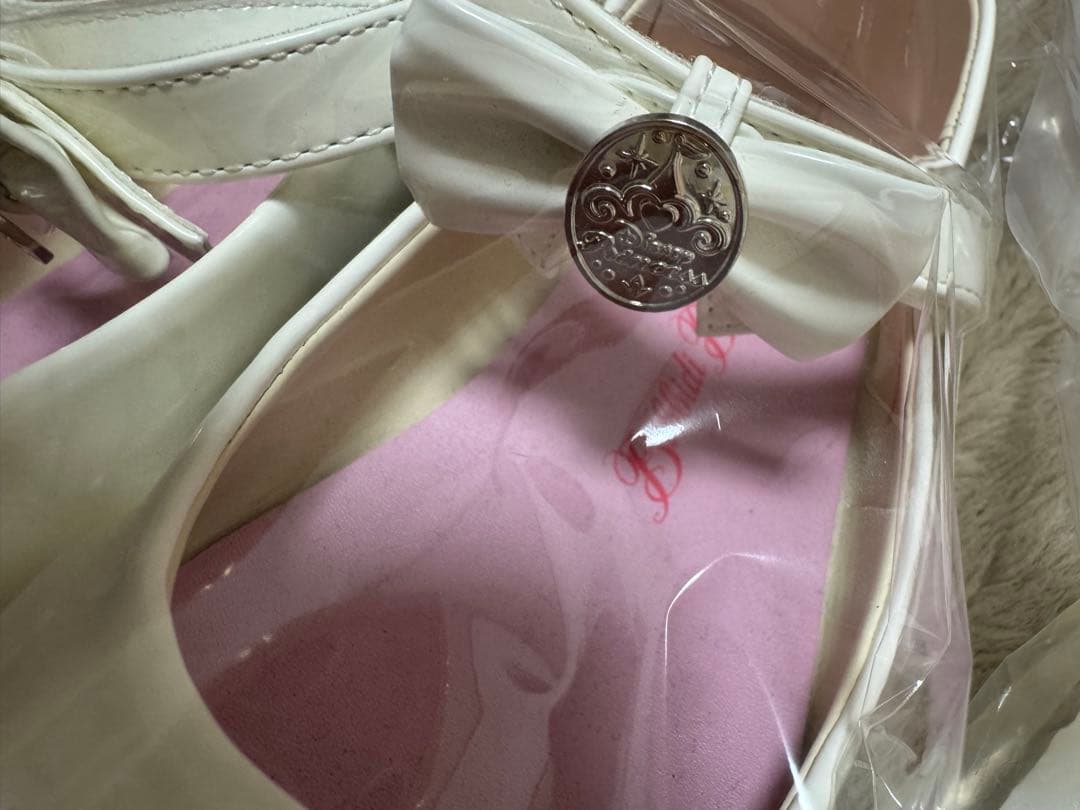 ビビディバビディブティック　3点セット 靴、サッシュ付き　ベル 130 22cm