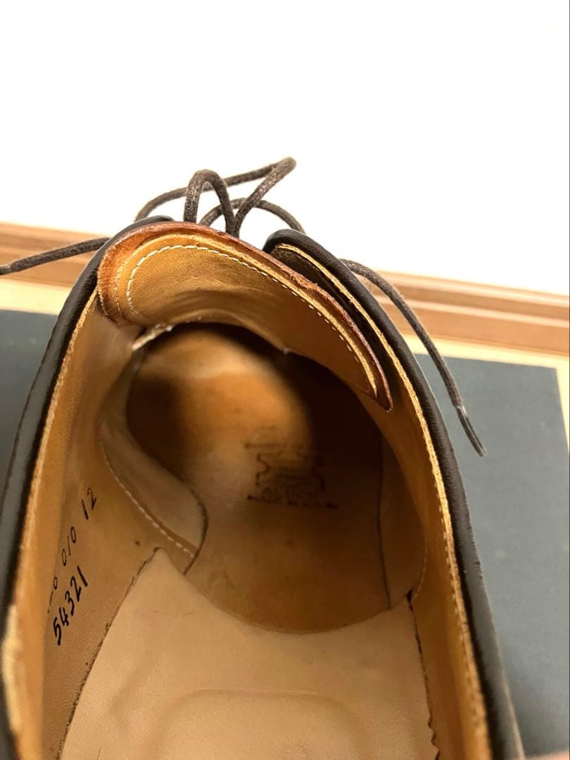 【使用数回】オールデン　バーガンディコードバン 54321 9ハーフD