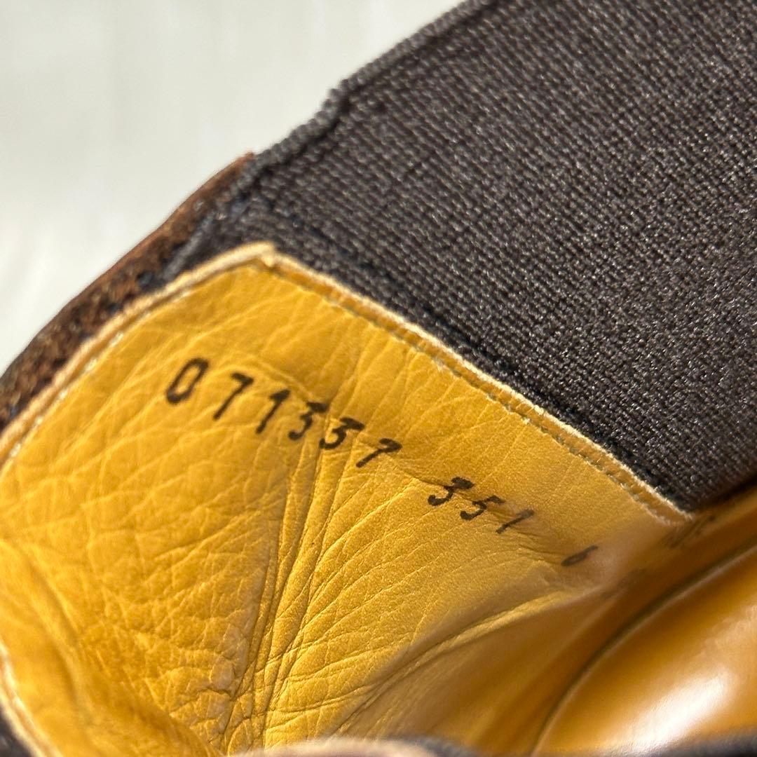 美品✨Berwick バーウィック サイドゴアブーツ 25cmブラウン 351