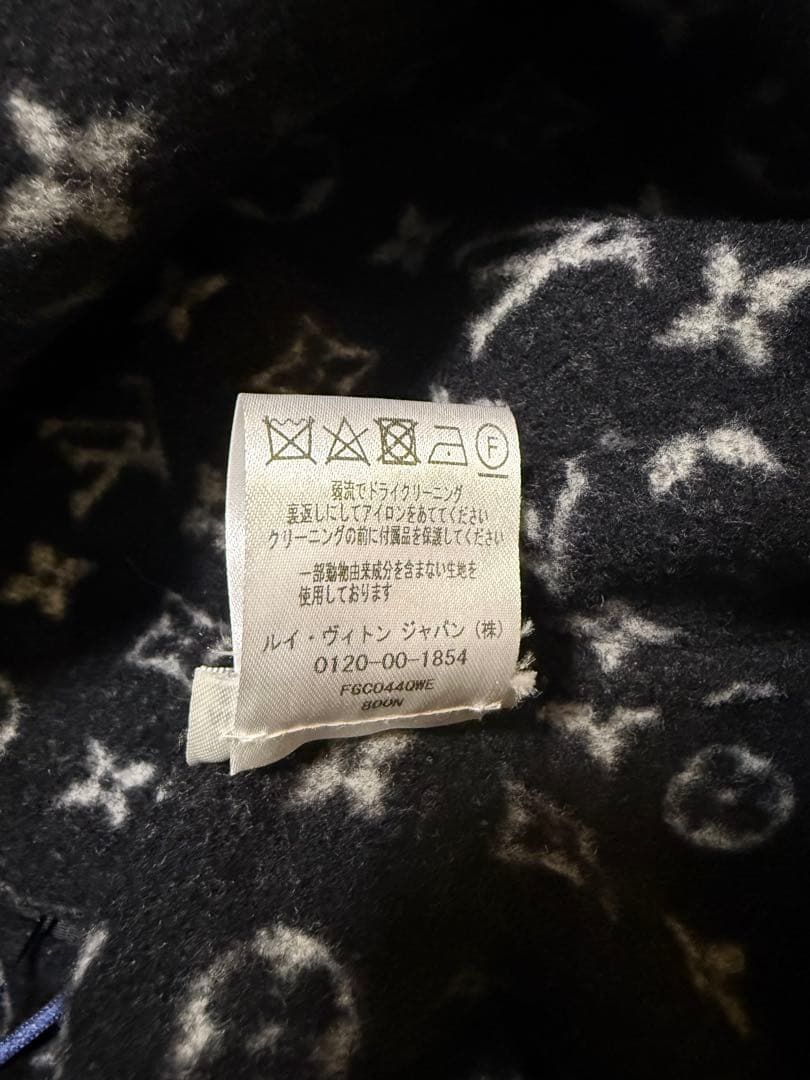 美品 希少サイズ フーデッドラップコート