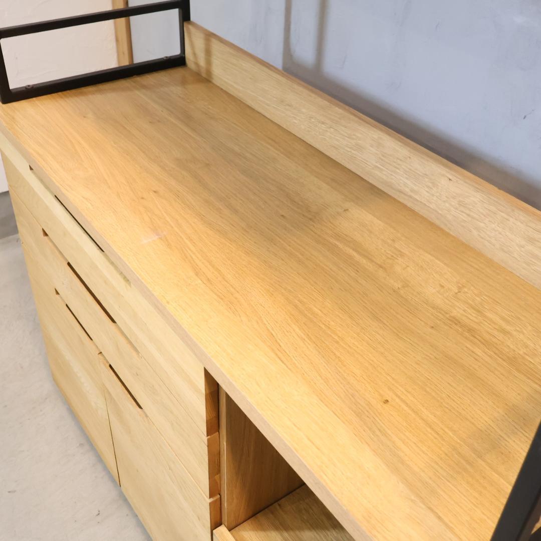 a.depeche アデペシュ オーク材 キッチンボード カップボード 食器棚