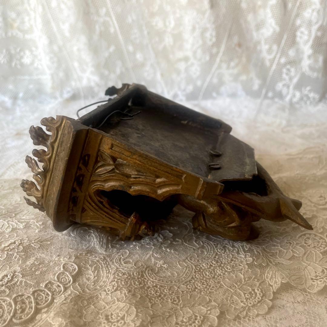 【レア】真鍮製天使のコンソール壁掛けエンジェル　フランスアンティーク