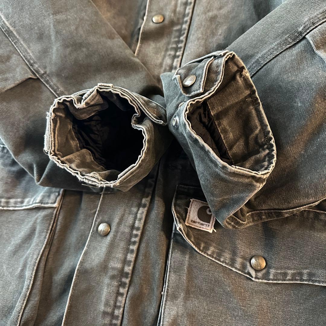 希少 90s Carhartt カバーオール ダック モスグリーン L Tall