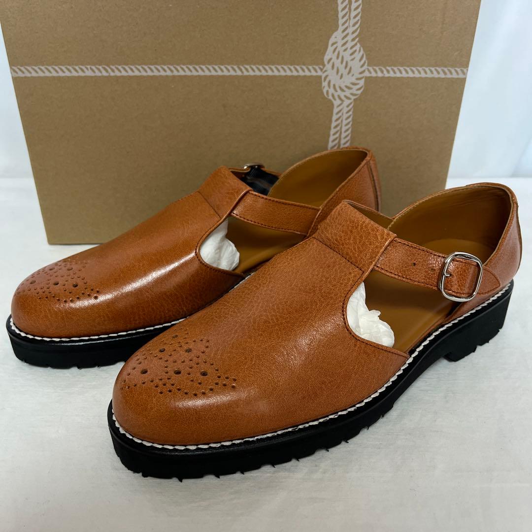 新品 Tomo&Co CZECH GURKHA グルカサンダル ブラウン25cm