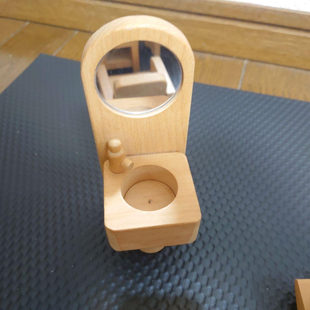 【05】ボーネルンド　廃盤　貴重　大きな　白木のドールハウス　ボーネルンド製