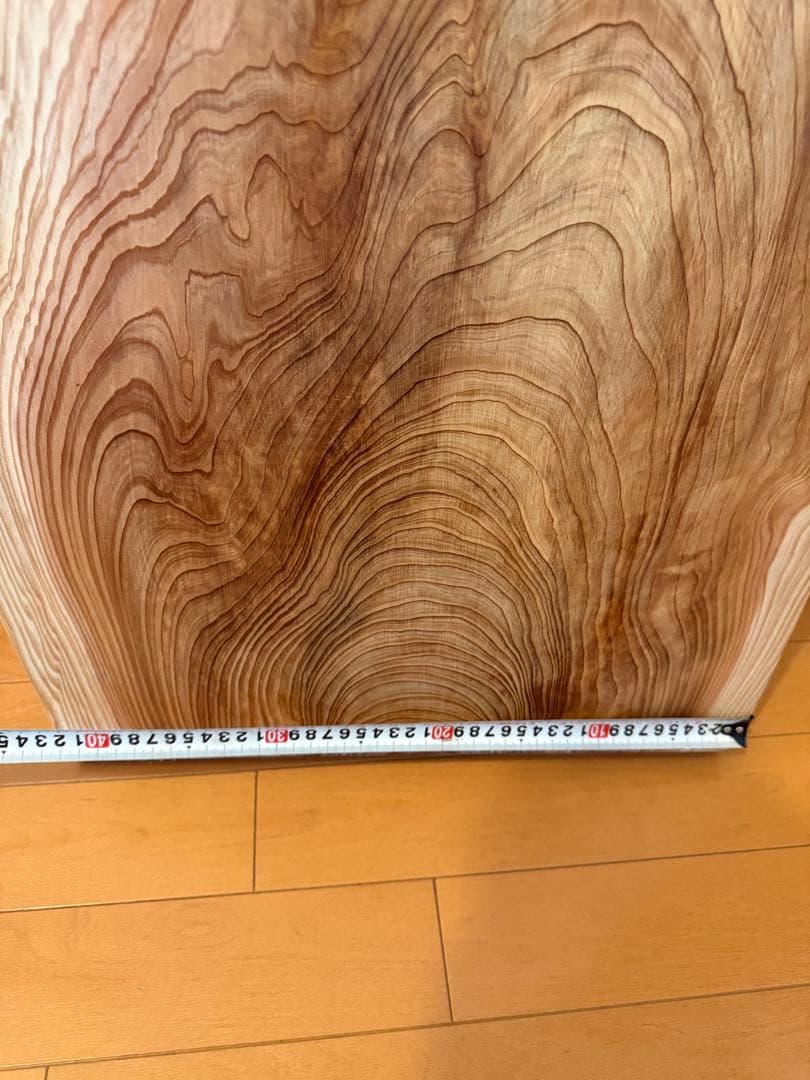 天然杉一枚板ローテーブル蜜蝋ワックス仕上げ‼️