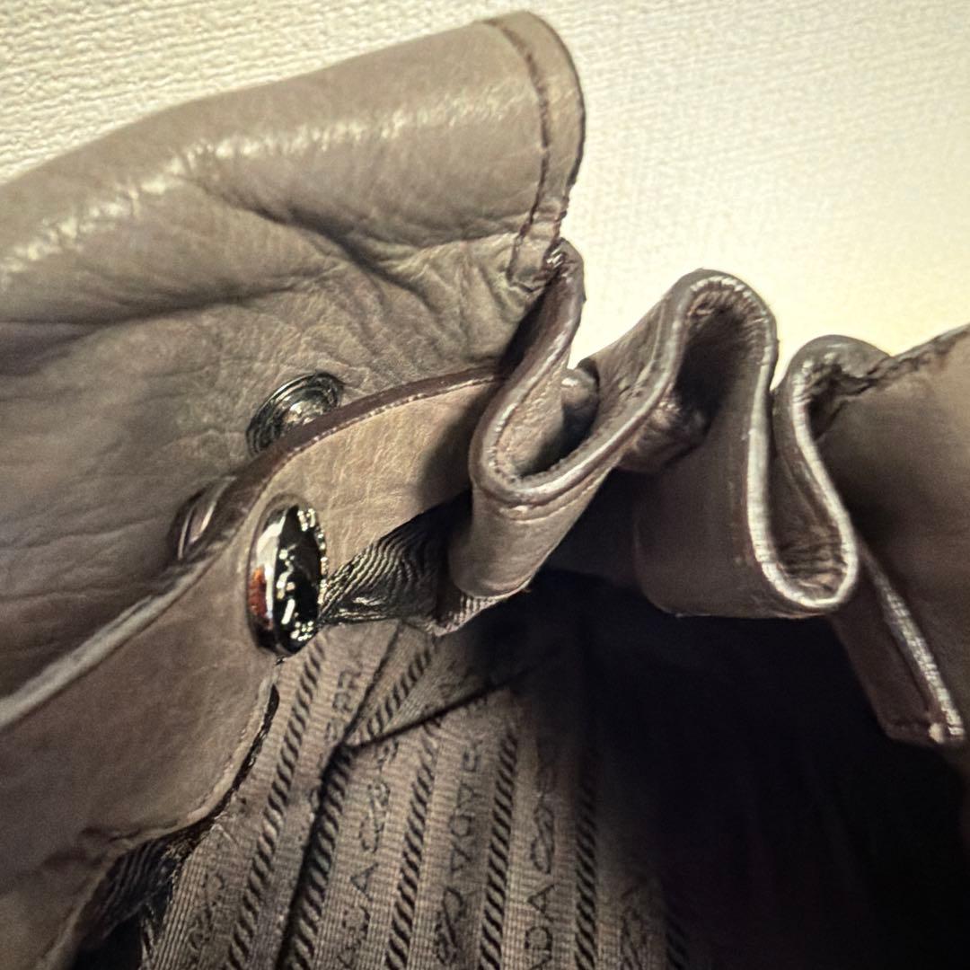 PRADA プラダレザーショルダーバックBR3274