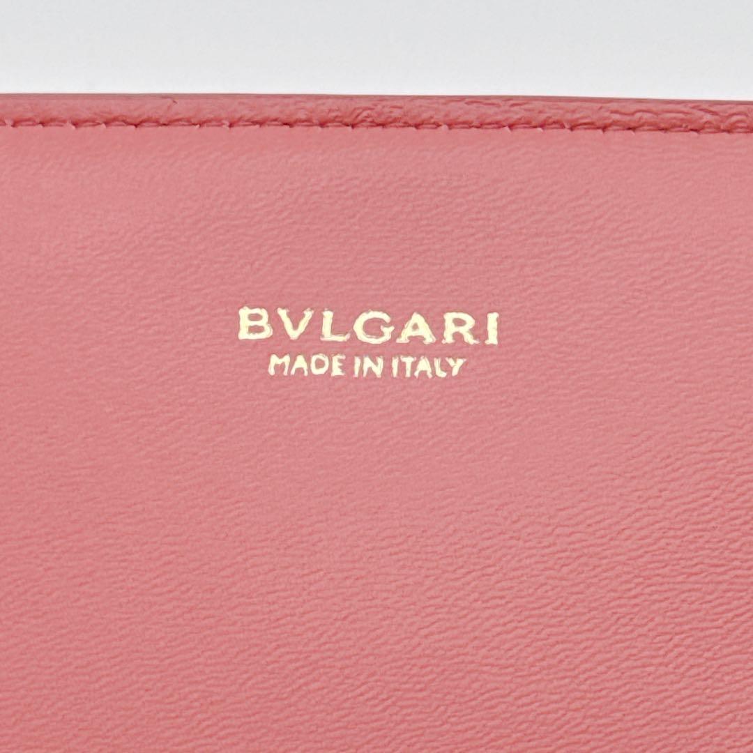 未使用✨ BVLGARI ブルガリ ロゴクリップ ローズゴールド 長財布
