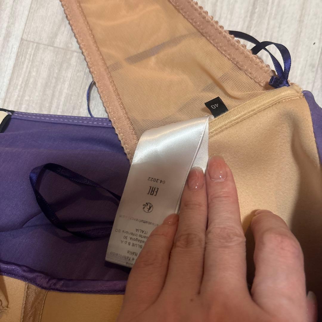 おこめbcbgとELISABETTA FRANCHI紫　とシャツワンピ3点