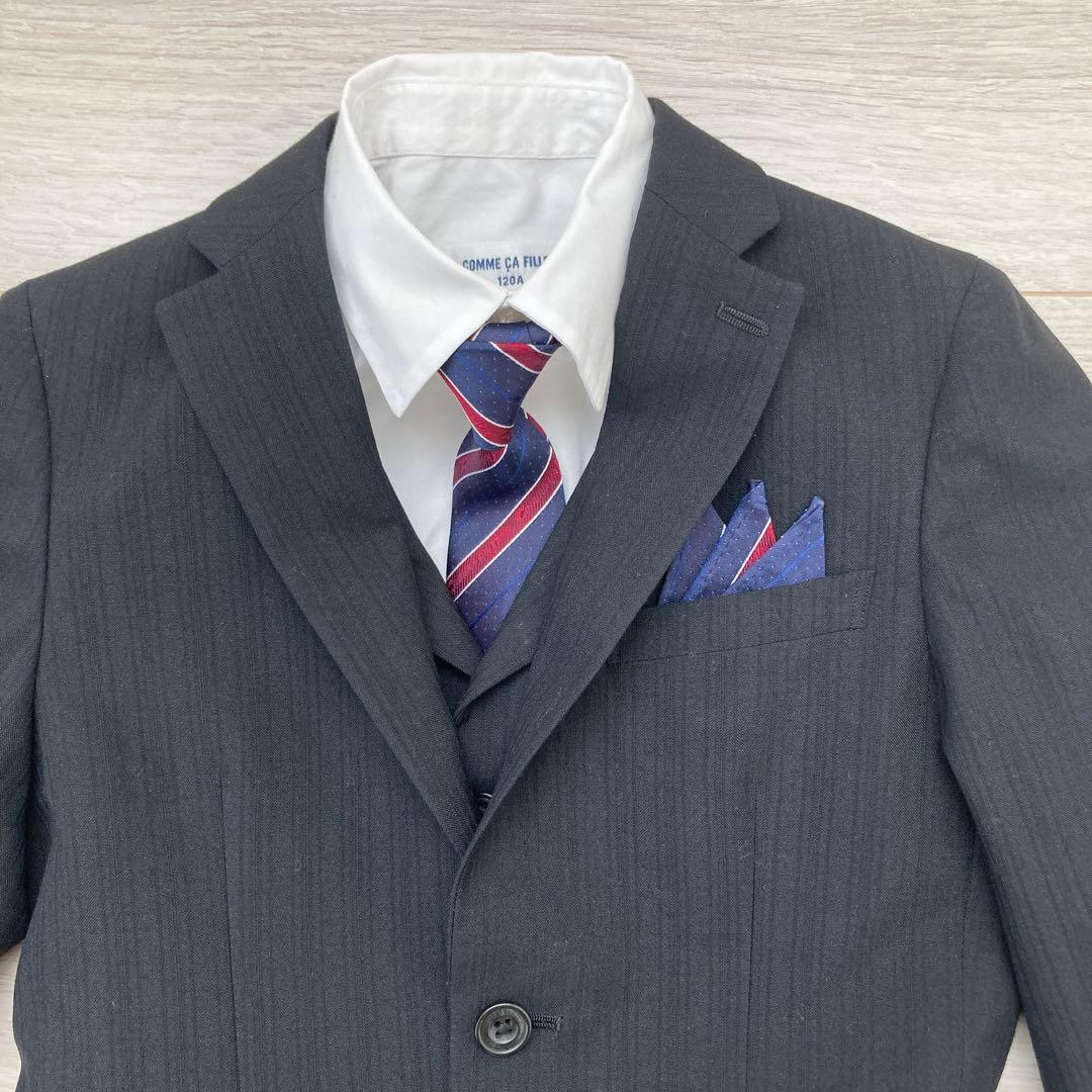 【COMME CA FILLE スーツ 120】男児 入学式 卒園式 フォーマル