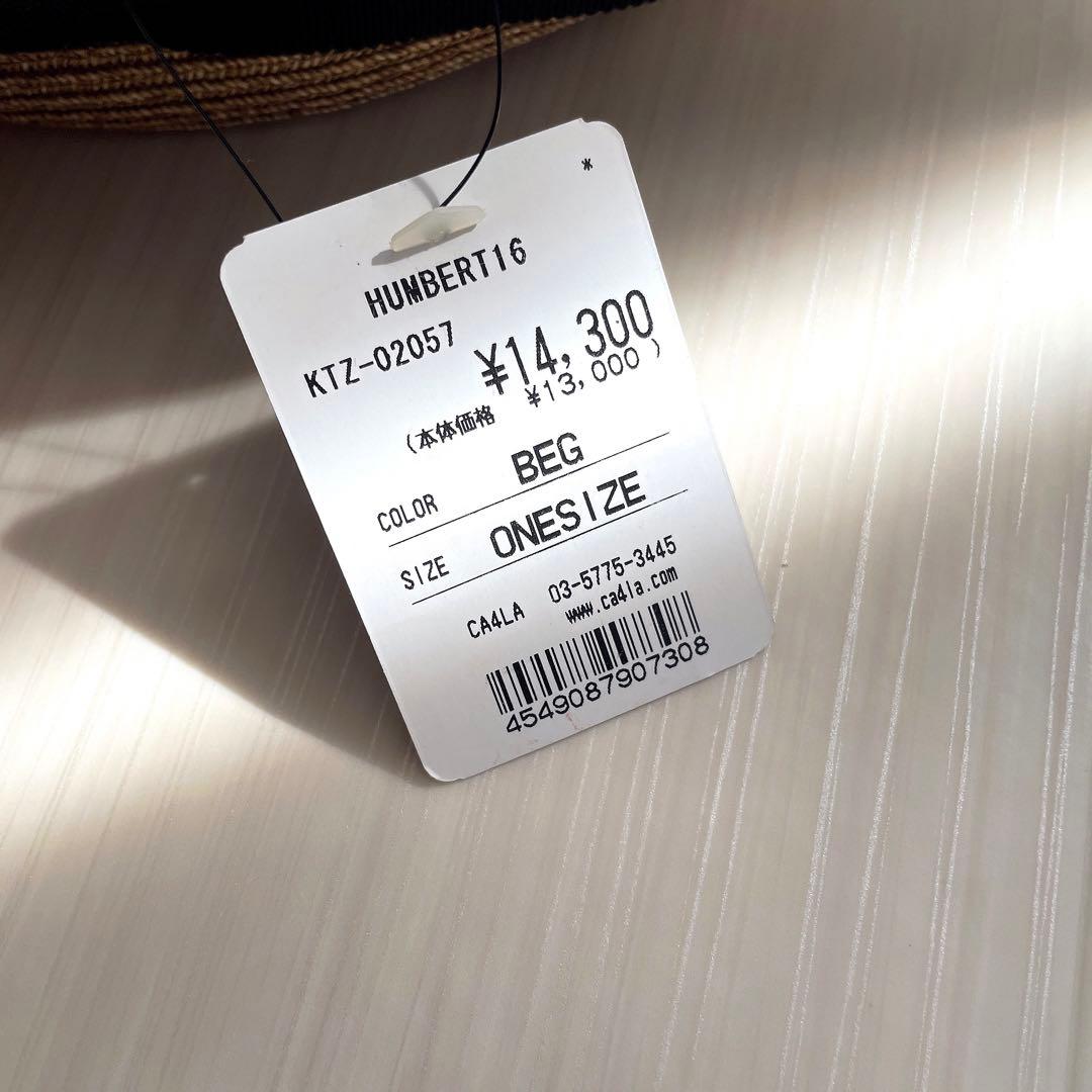 専用　タグ付き✨ CA4LA カシラ　HUNBERT リボン付きキャスケット