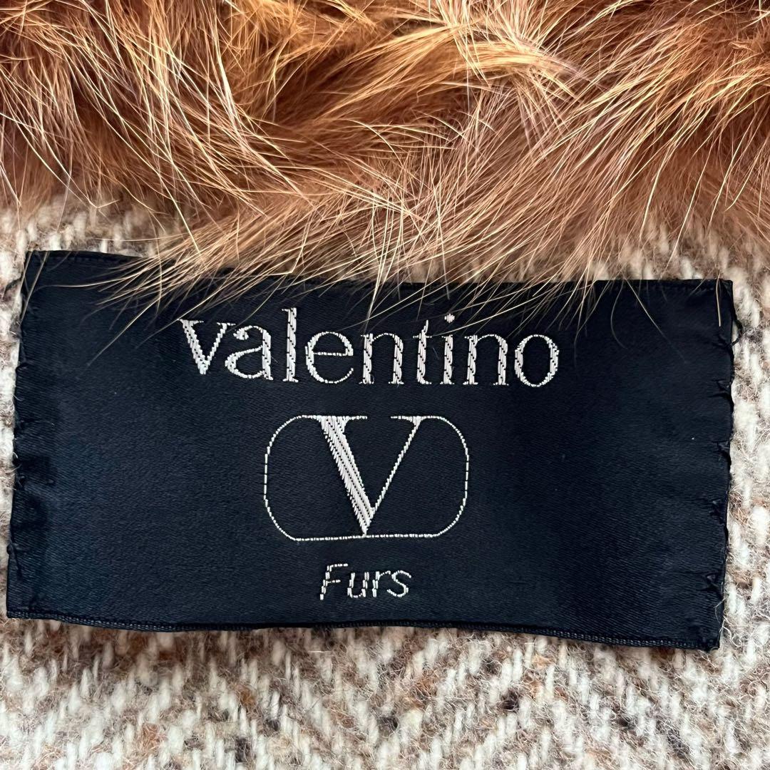 新品未使用✨VALENTINO ヴァレンティノ ポンチョ ケープコート ファー