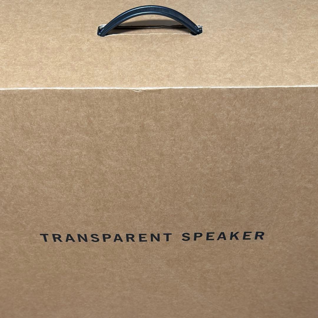 TRANSPARENT SPEAKER TS-B トランスペアレントスピーカー