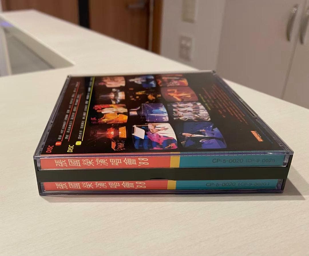 美品廃盤2×CD－張國榮 レスリーチャン1988年「張國榮演唱會 '88」収録盤