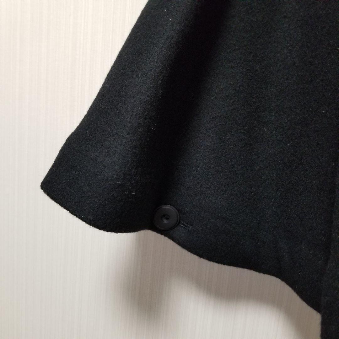 オオカミとフクロウ　ブラック ケープコート