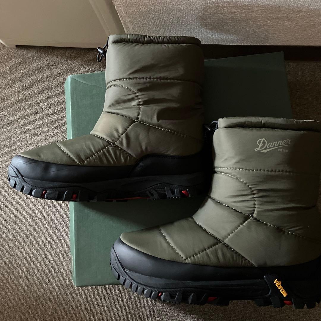 美品　Danner フレッド スノーブーツ D120073カーキ 26cm