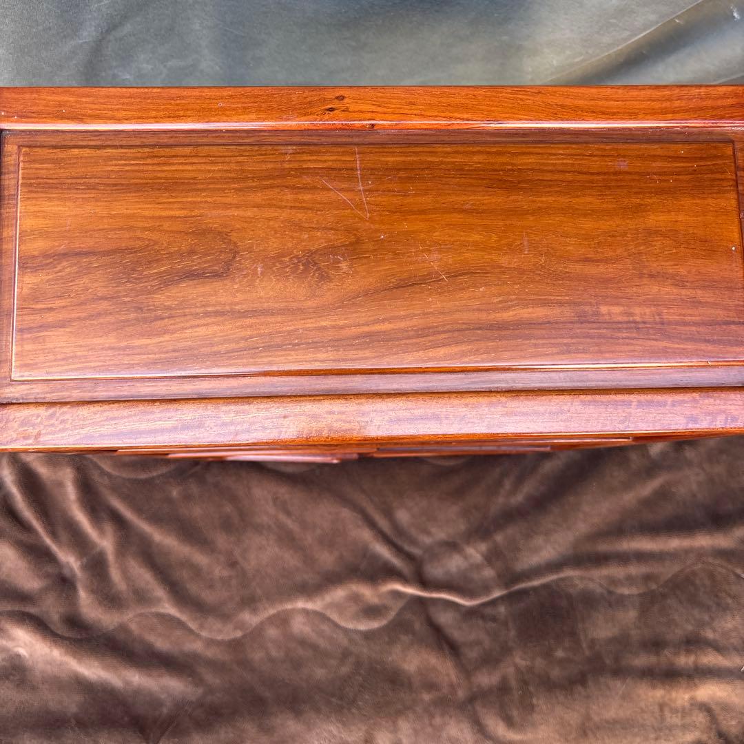 小ダンス　茶箪笥　花梨？　螺鈿細工　飾り棚