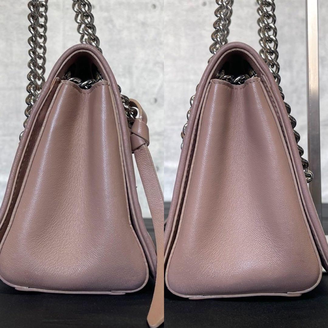 専用品JIMMY CHOO HELIA/S キルティング レザーショルダーバッグ