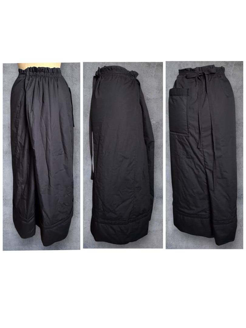 未使用タグ付き トリココムデギャルソン 変形 中綿 サルエル スカート パンツ