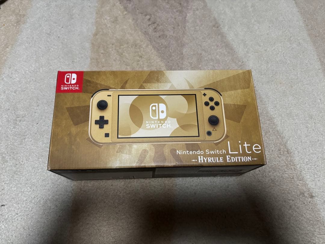 【0:10出品終了】Switch Lite ハイラル&512GBのSDセット