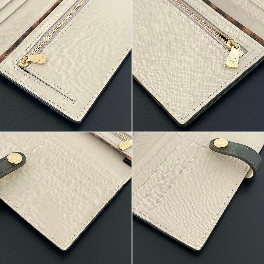 【美品・ギャランティカード付 】ADMJ 長財布 バニティ クリスタル付　日本製