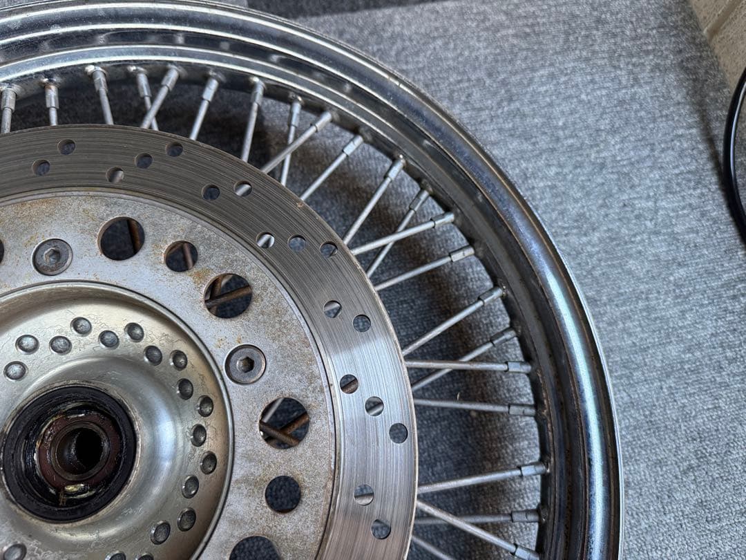 スティード400 純正スポークホイール ディスクブレーキ付き