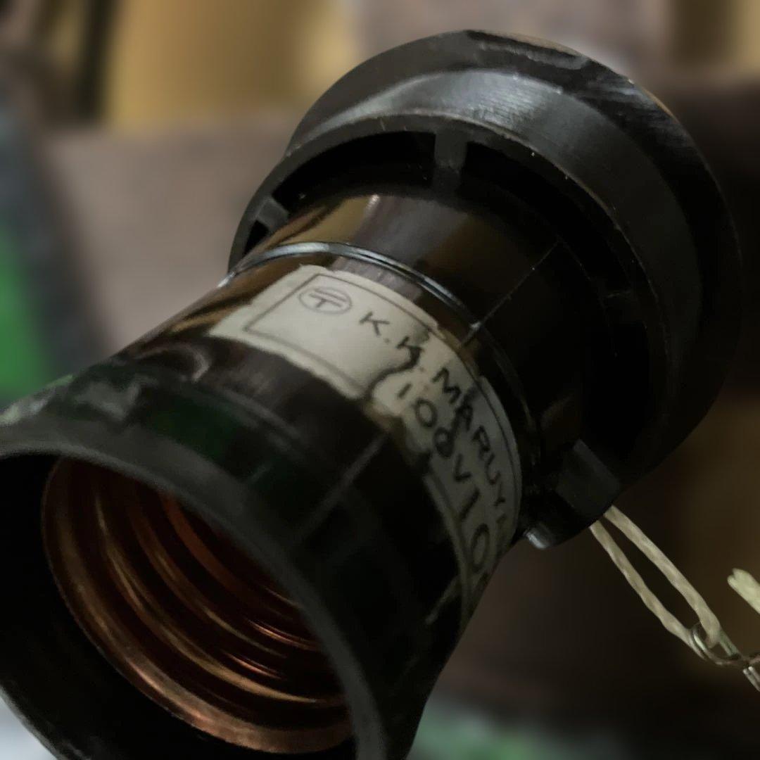 ステンドグラス風ペンダント照明（引掛シーリング式、取付具付き）