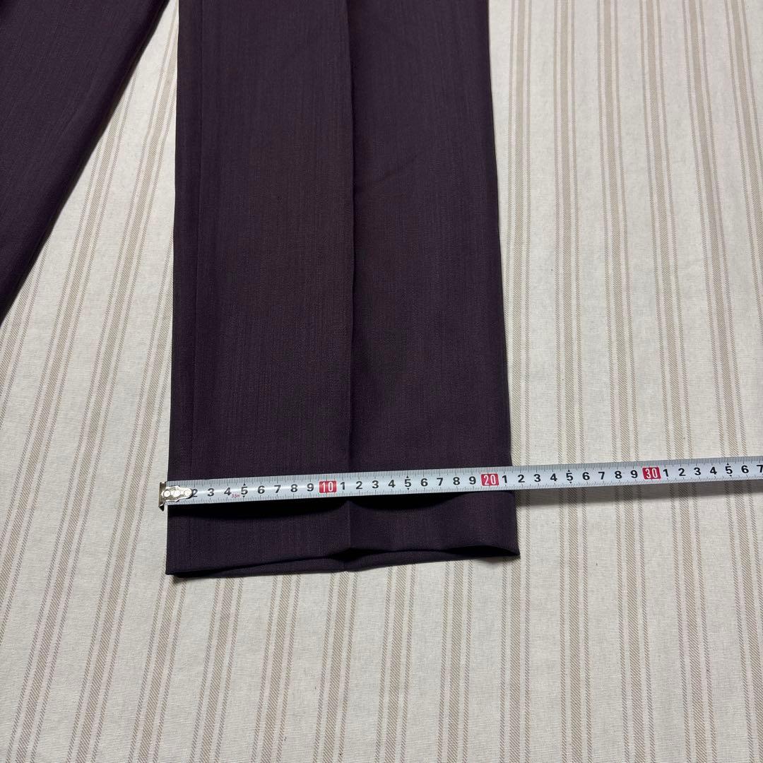 ヴィンテージ　パープル　ダブルブレストスーツ　ダブルジャケット　古着